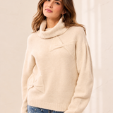 Hayes | Pull col roulé