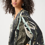 Lane | Blouse abstraite satinée
