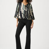 Lane | Blouse abstraite satinée