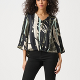 Lane | Blouse abstraite satinée