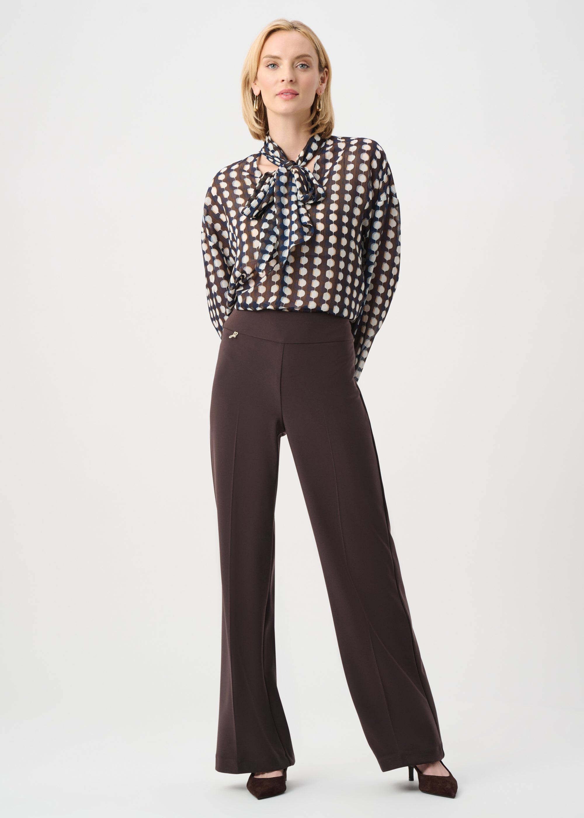 Nica | Pantalon à enfiler à jambes larges