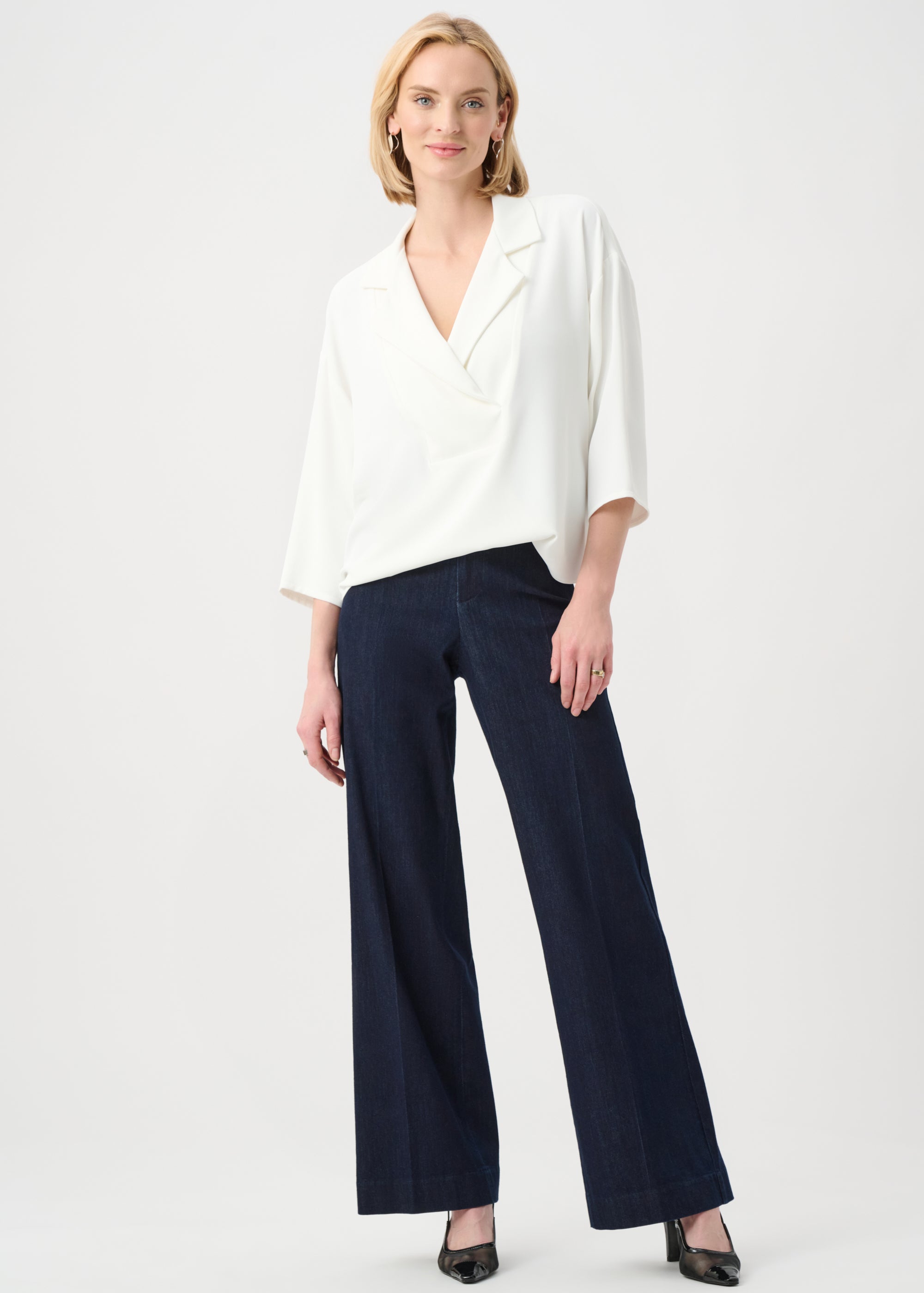 Cleo | Blouse avec col cranté