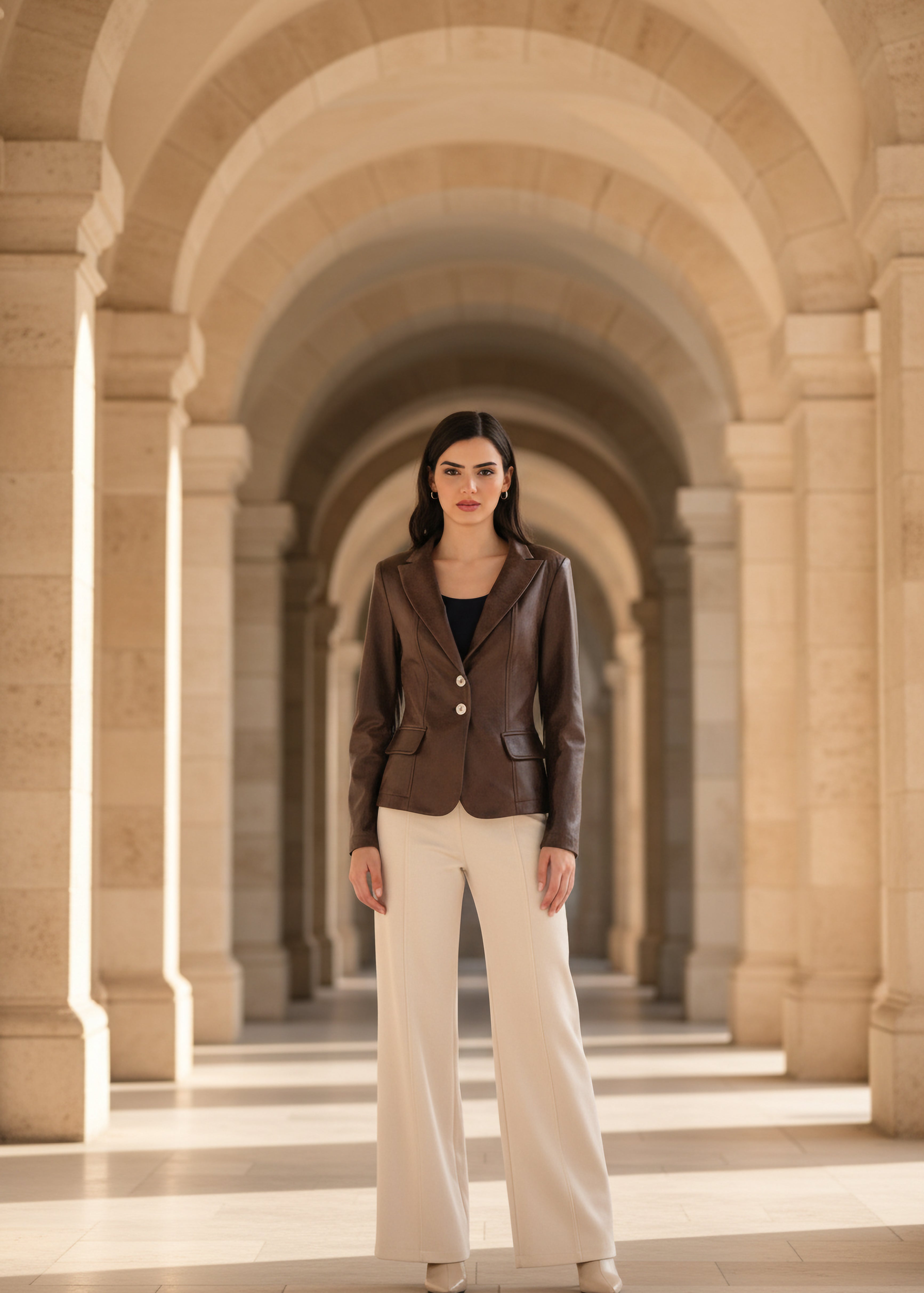 Arden | Pantalon classique en suédine