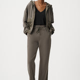 Moss | Pantalon confort avec bande satinée