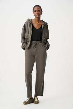 Moss | Pantalon confort avec bande satinée