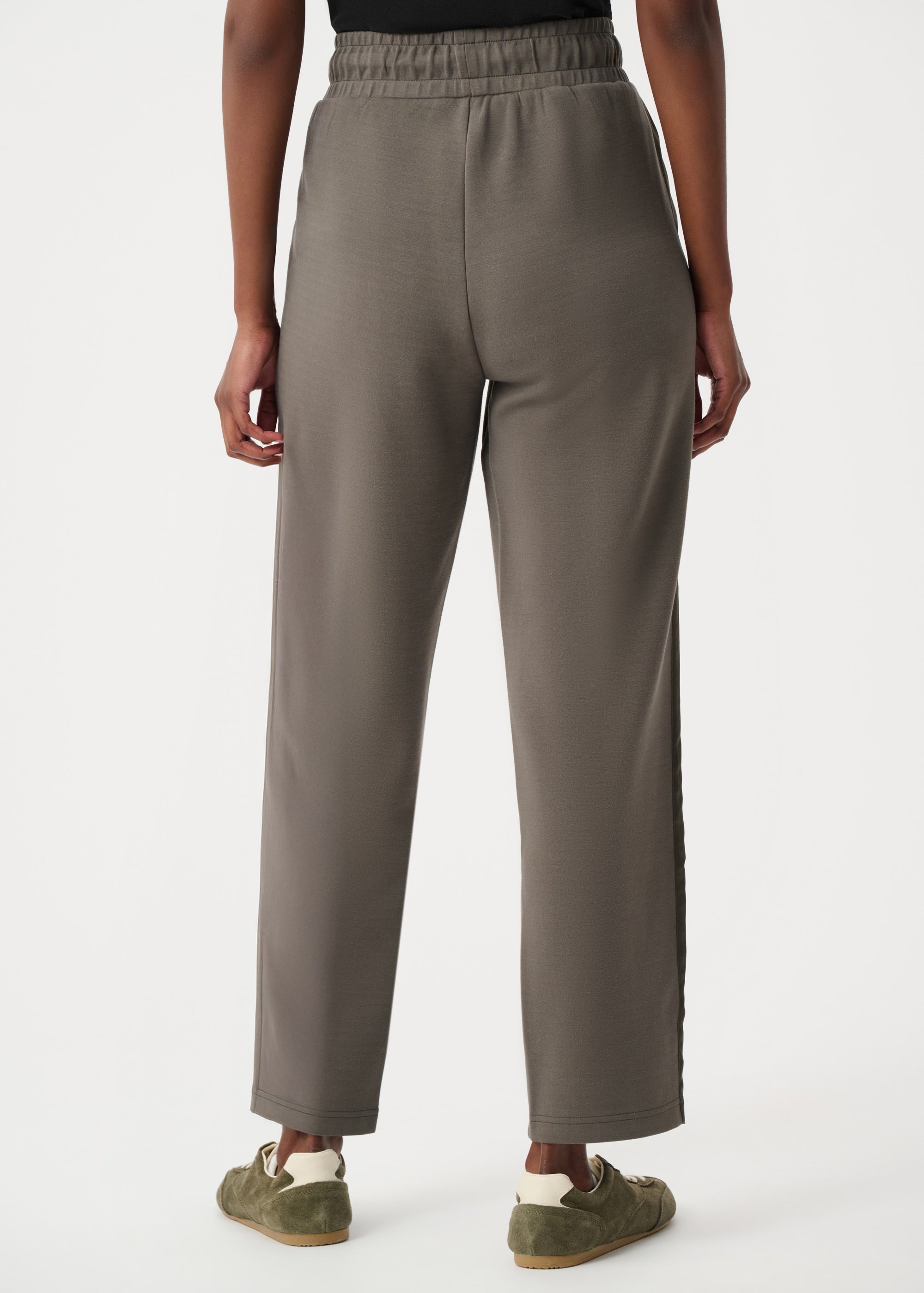 Moss | Pantalon confort avec bande satinée