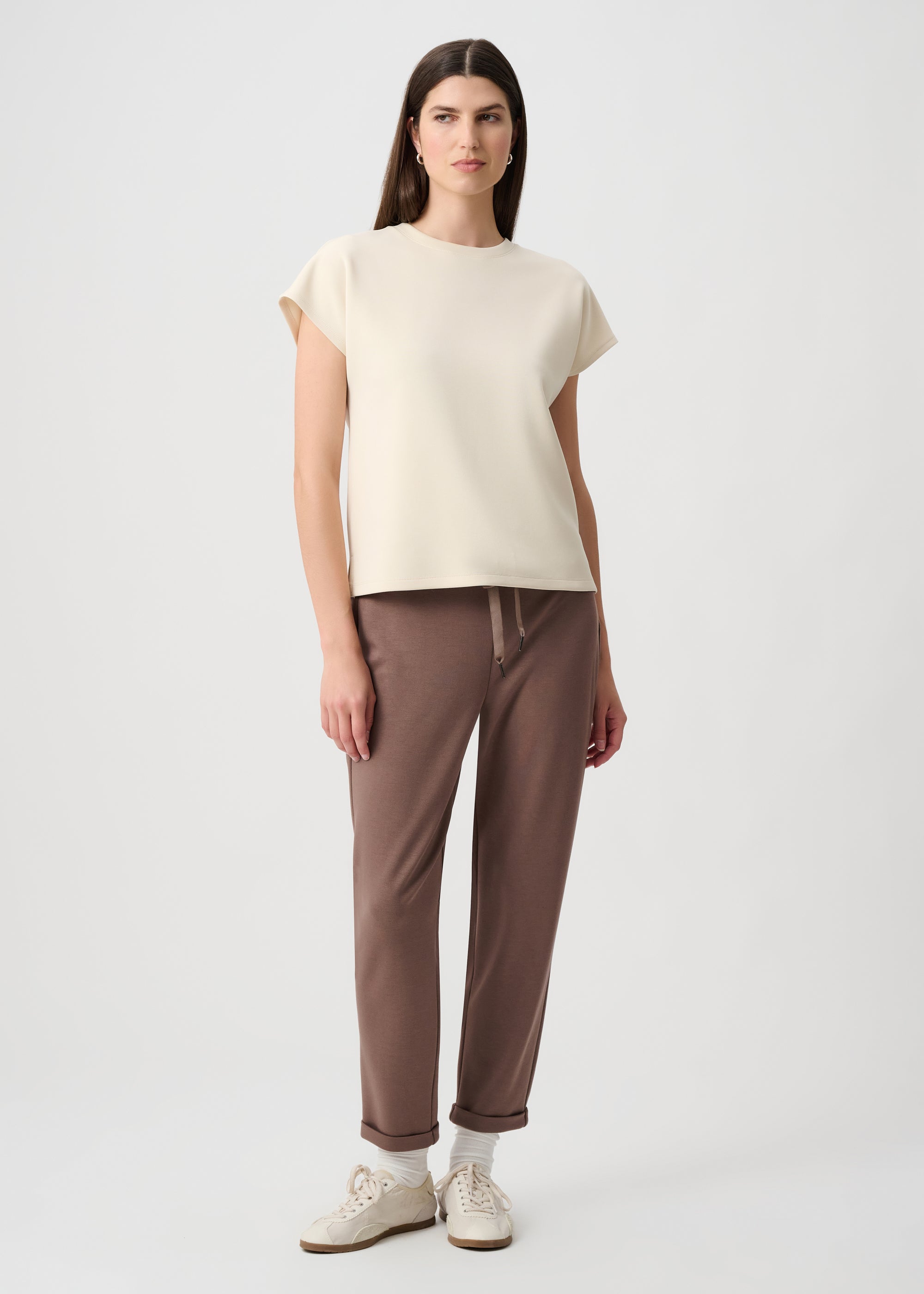 Coline | Haut boxy uni