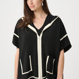 Selene | Veste carrée à capuche