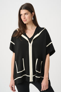 Selene | Veste carrée à capuche