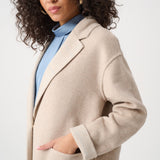 Camélia | Manteau réversible en laine