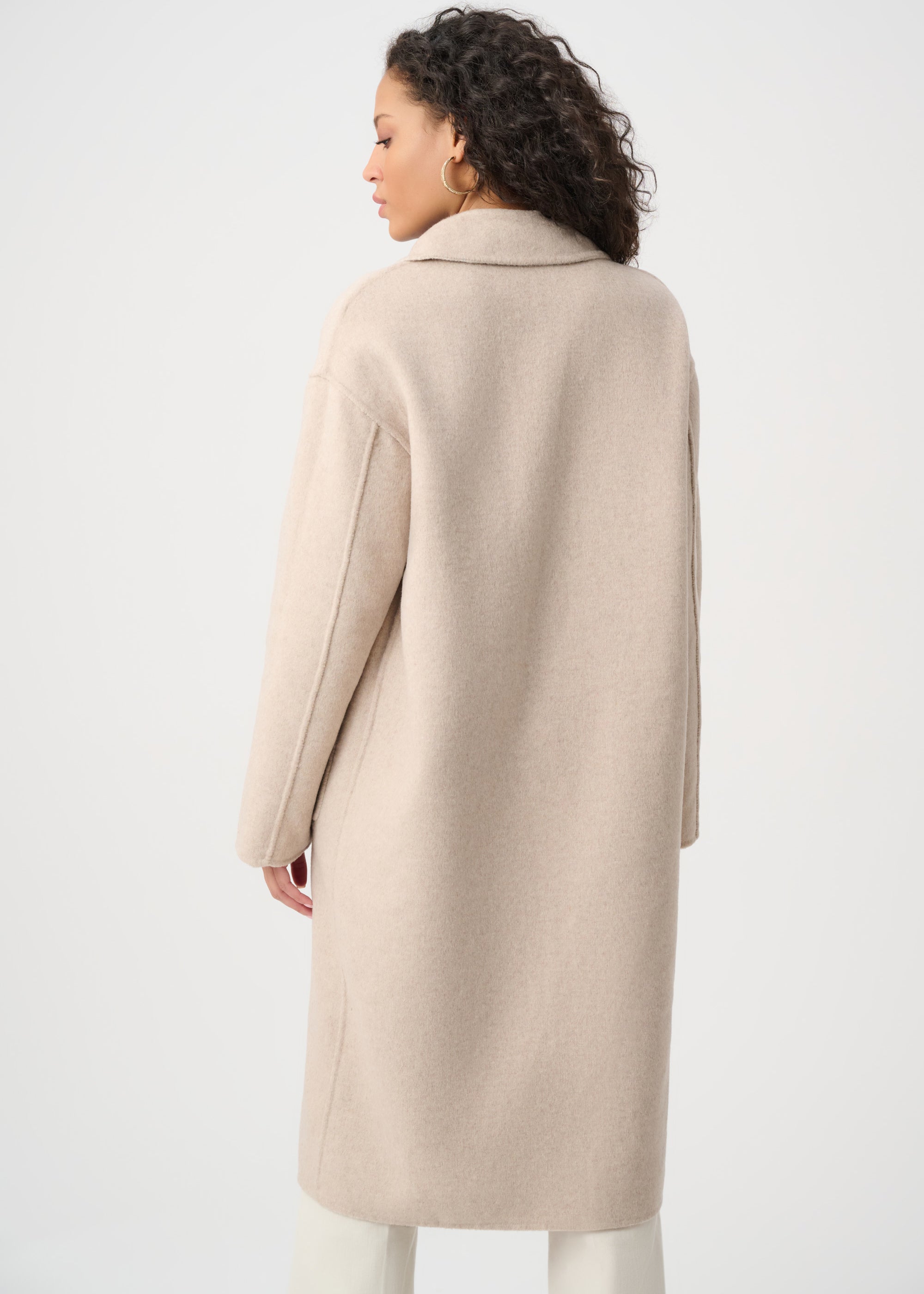 Camélia | Manteau réversible en laine