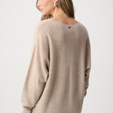 Violet | Pull en cachemire avec strass