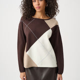 Liv | Pull à motif losange