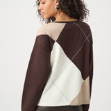 Liv | Pull à motif losange