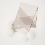 Foulard à pompons
