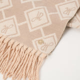 Foulard imprimé avec brillance