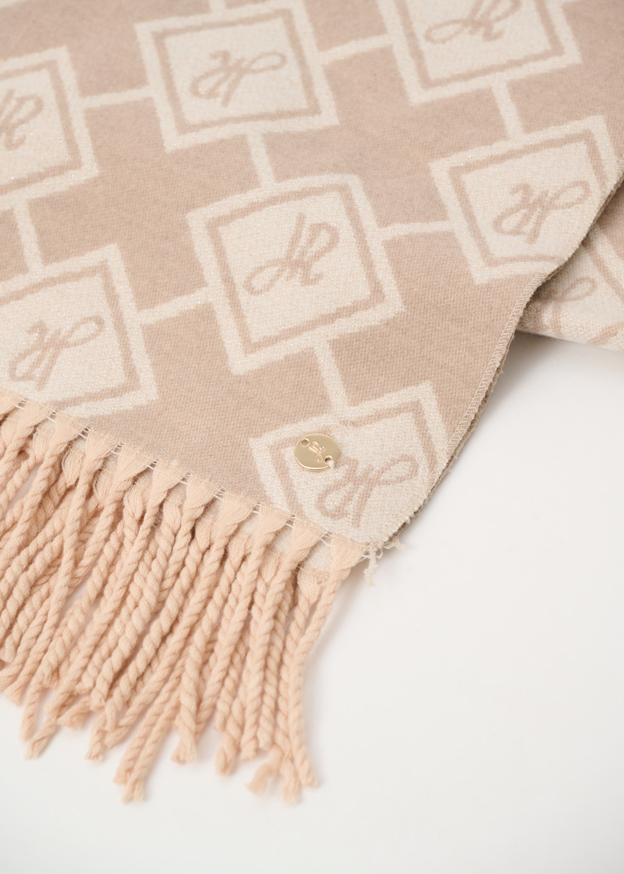 Foulard imprimé avec brillance