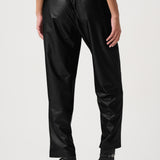 Onyx | Pantalon décontracté en cuir vegan