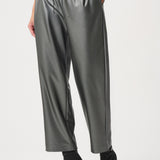 Onyx | Pantalon décontracté en cuir vegan