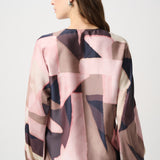 Elsa | Blouse satinée imprimée