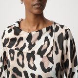 Etta  | Blouse satinée motif animal