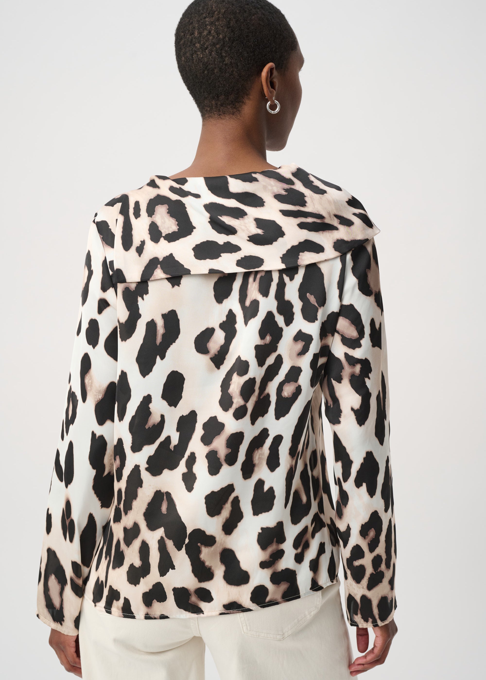 Etta  | Blouse satinée motif animal