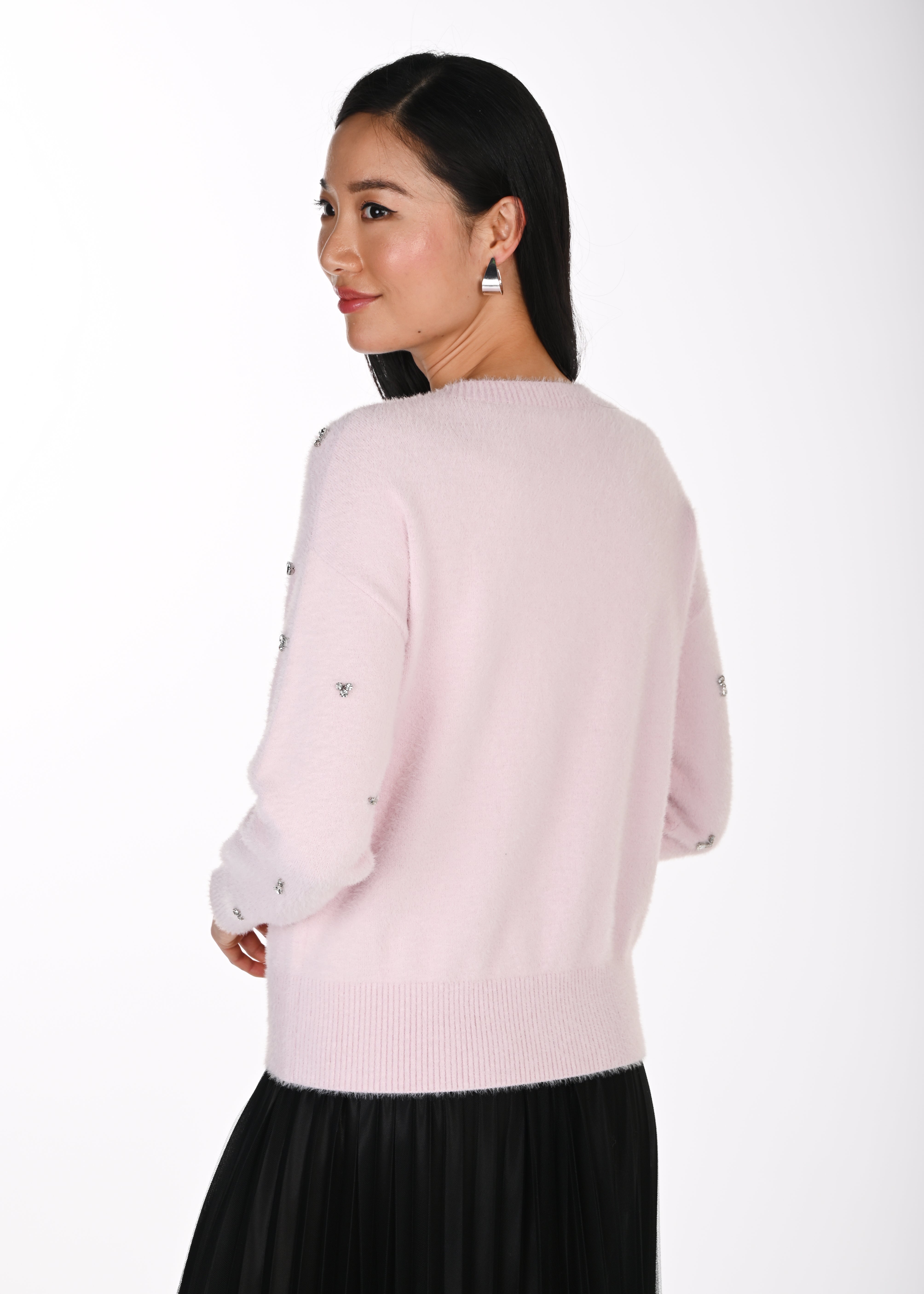 Vale | Pull douillet avec pierres