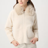 Montrose | Veste cocooning à col amovible