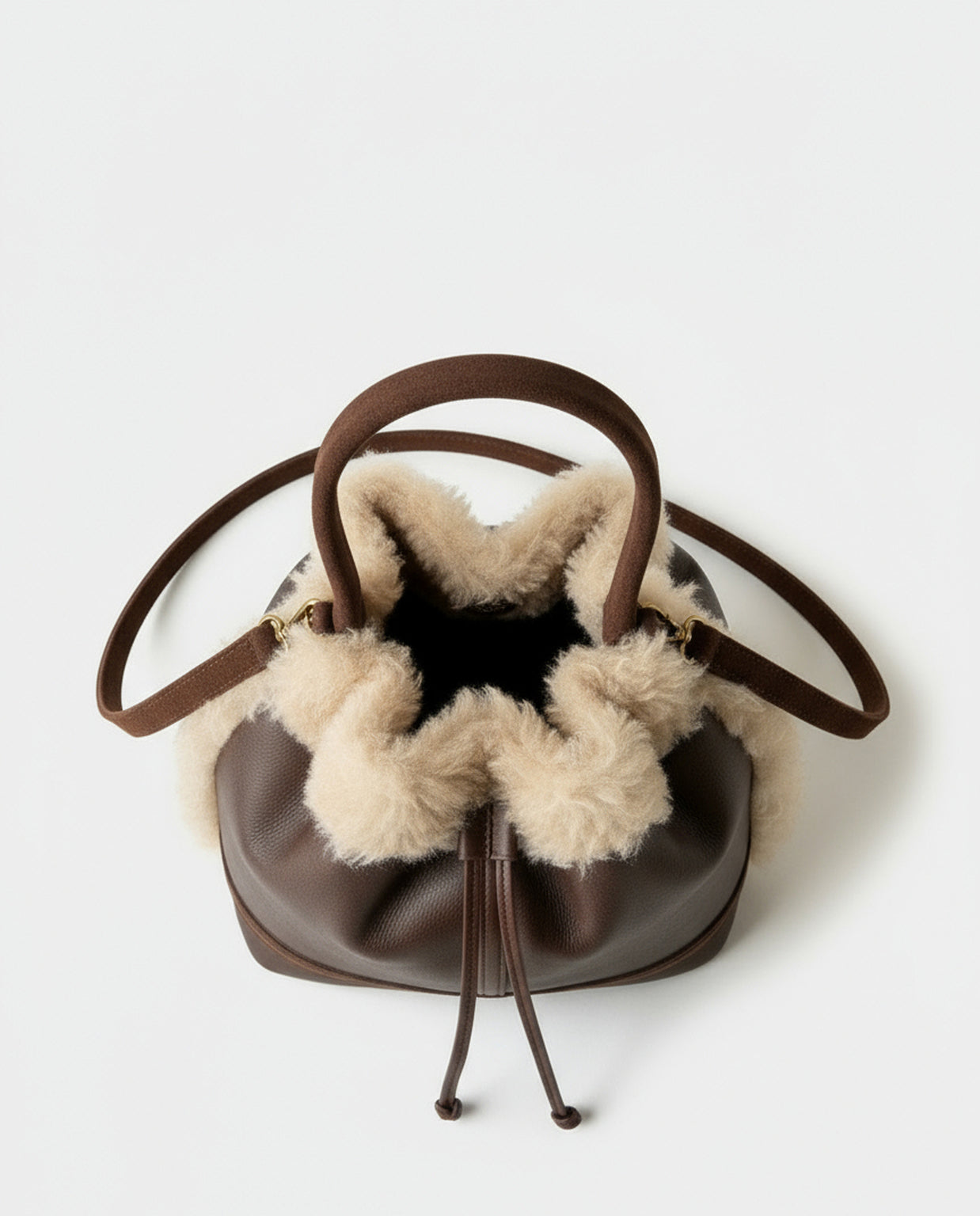 Bijou | Baluchon avec fourrure écologique