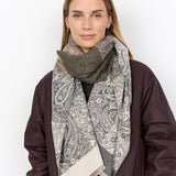 Foulard douillet à motif paisley