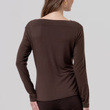April | T-shirt uni col bateau