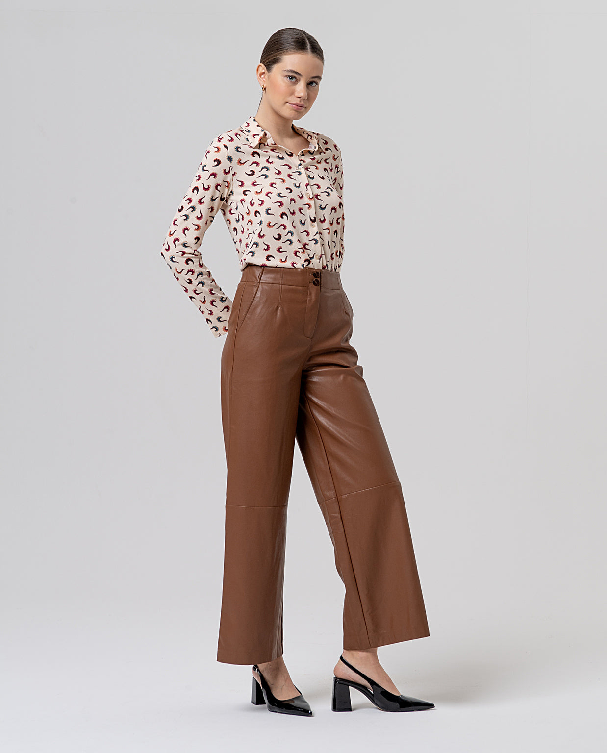 Birch | Pantalon en cuir vegan