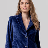 Beffa | Manteau long tissu velours