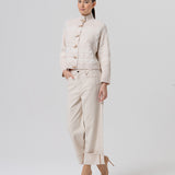 Baird | Cardigan tissu pelucheux avec boutons