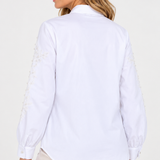 Stella | Chemisier avec broderie et perles