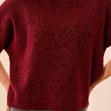 Briar | Haut manches courtes en lurex