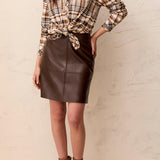 Poppy | Jupe en cuir