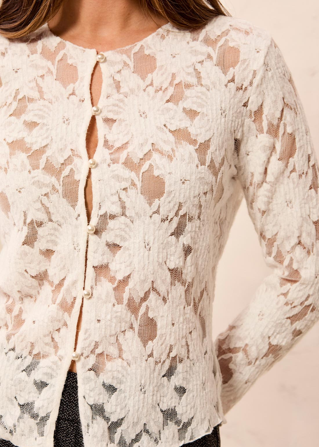 Lucia | Haut en dentelle élégant