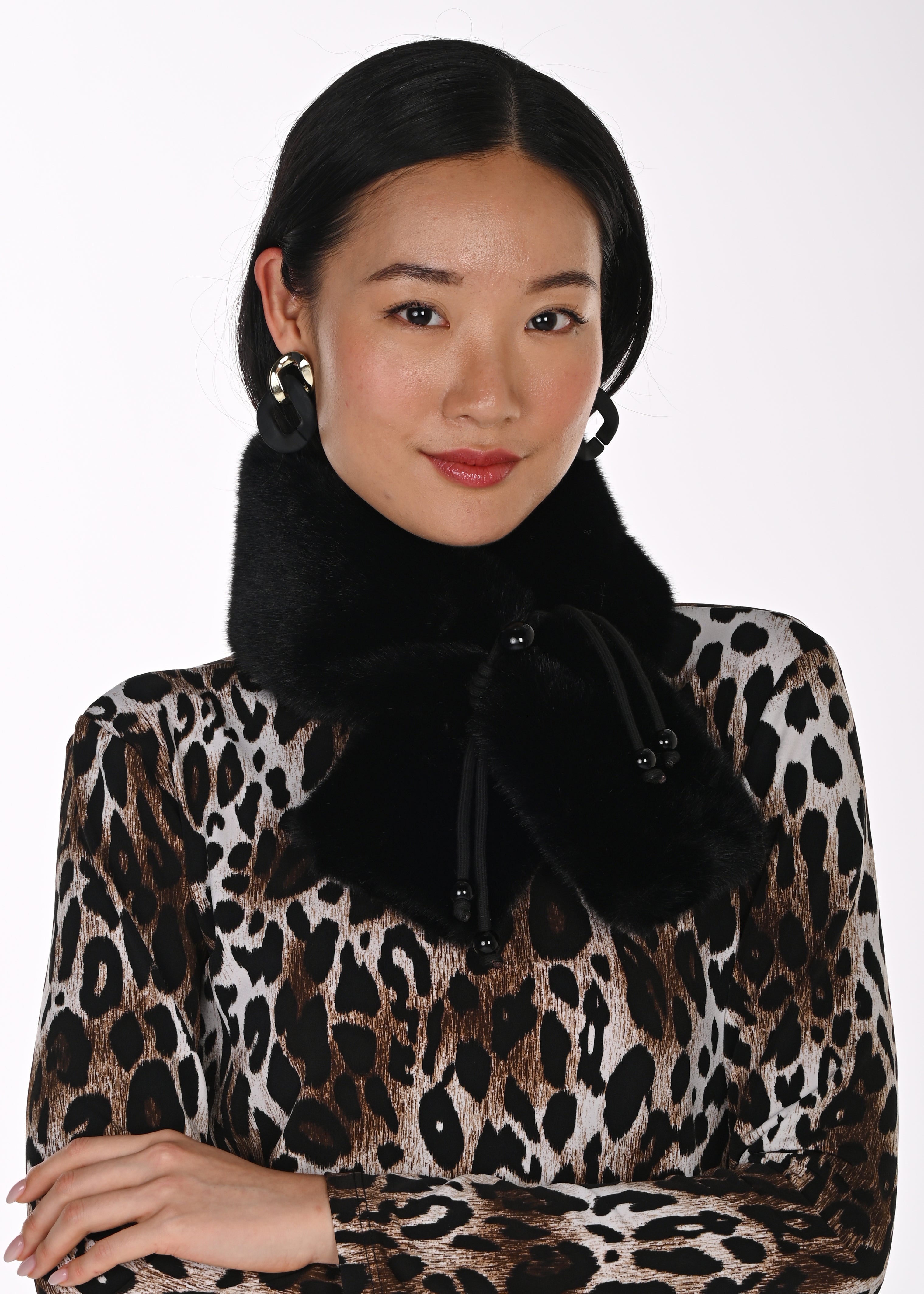 Mylène | Foulard fourrure écologique