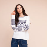 Ridge | Pull avec motif abstrait