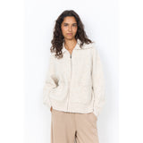 Aspen | Veste zippée en maille bouclée - Taille : MEDIUM - Couleur : Sable