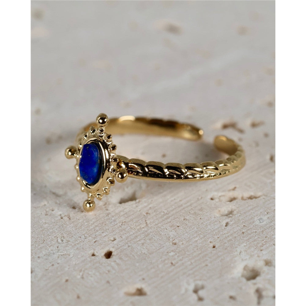 Bague LISBOA - Couleur : Bleu Lapis Lazuli
