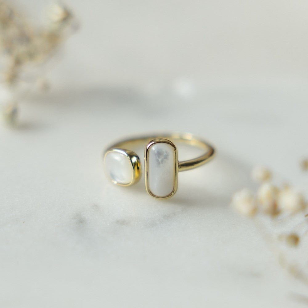 Bague Stone Sister/Quartz rose