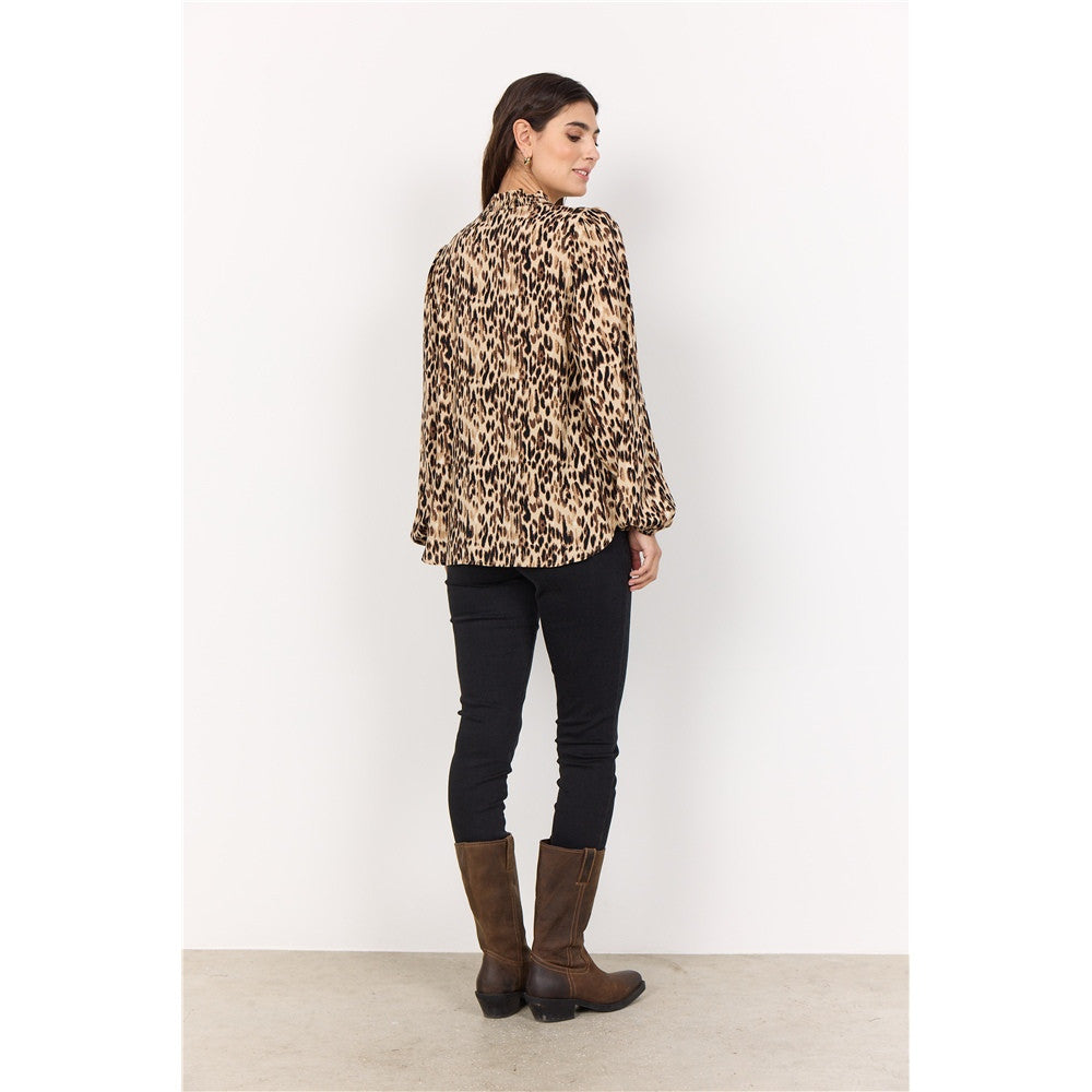 Blouse à imprimé animal