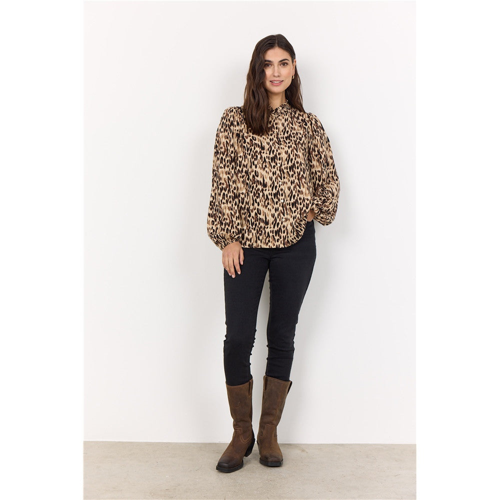 Blouse à imprimé animal