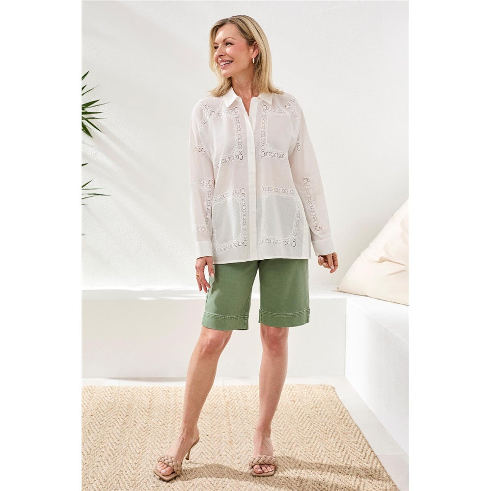 Blouse à manches ajustables