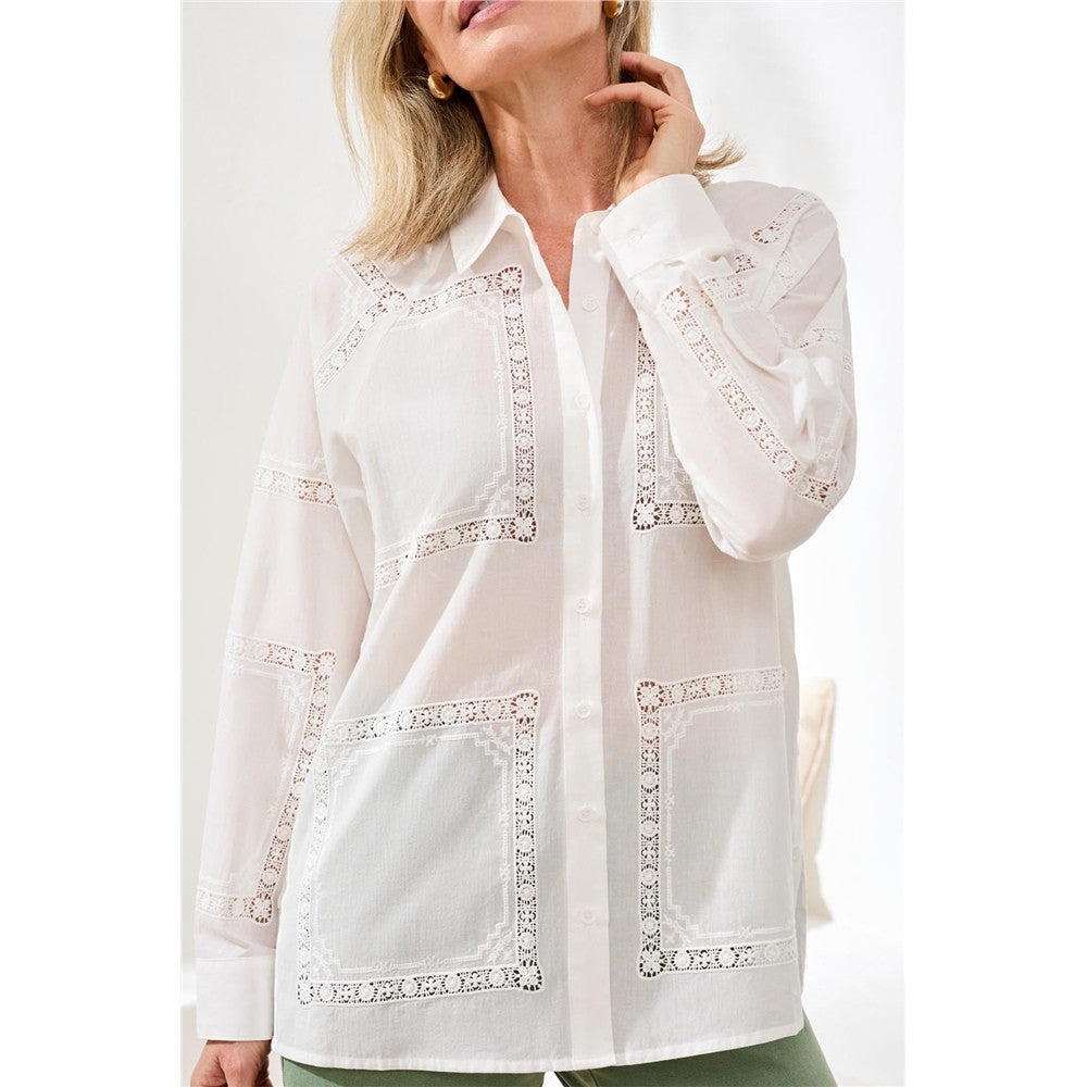 Blouse à manches ajustables