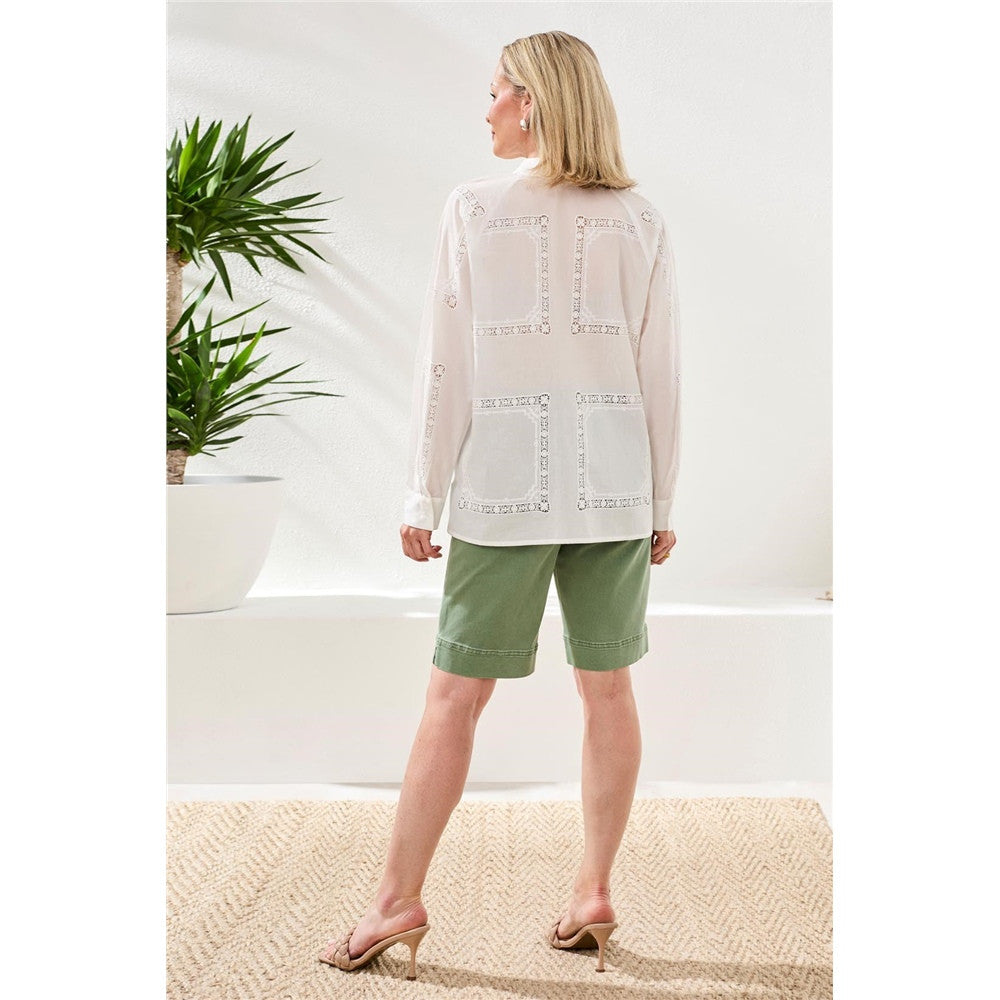 Blouse à manches ajustables