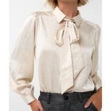 Blouse avec boucle et brillants