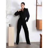 Blouse avec col V - Taille : XSMALL - Couleur : Noir